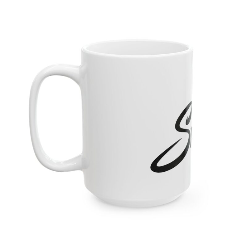Smile Ceramic Mug — Winking Smiley Coffee Cup (11oz & 15oz)
