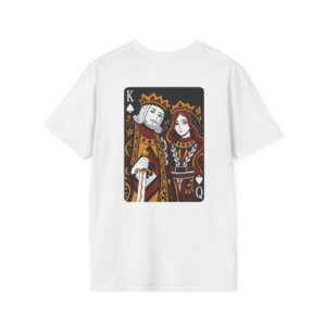 King & Queen Playing Card Graphic T-Shirt