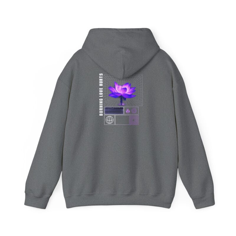 Burning Love Hurts Hoodie – Vintage Heartbreak Graphic Hoodie