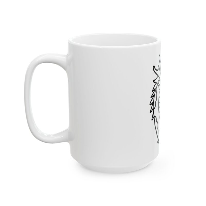 8820547658173426373_2048.jpeg Dragon Outline Ceramic Mug | Black Line Art Asian Dragon Coffee Cup (11oz & 15oz)