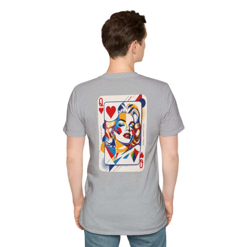 Queen of Hearts Graphic Tee | Vintage Pop Art Playing Card T-Shirt