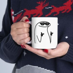 Funny Stick Figure Ceramic Mug