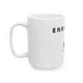 Error 404 Dinosaur Mug | Retro Pixel Dino Ceramic Coffee Cup (11oz & 15oz)