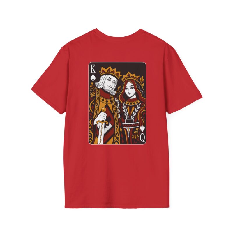 9083522096750052848_2048.jpeg King & Queen Playing Card Graphic T-Shirt | Vintage Poker Card Couple Unisex Tee