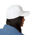 Embroidered 'Crimson Heart' Cap — Gothic Script Baseball Hat