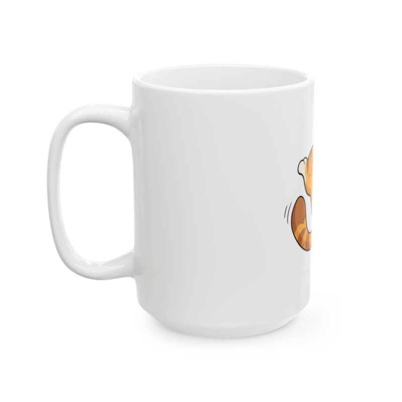 Cat Butt Ceramic Mug | Funny Orange Tabby Coffee Cup (11oz & 15oz)