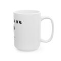 Error 404 Dinosaur Mug | Retro Pixel Dino Ceramic Coffee Cup (11oz & 15oz)
