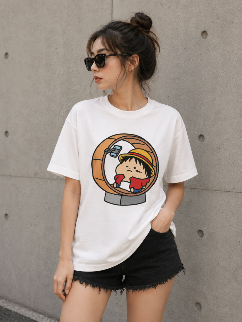 Cute Adventure Boy Graphic T-Shirt