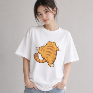 Funny Chubby Cat Butt T-Shirt