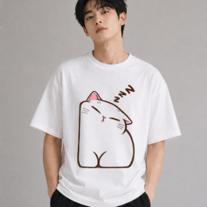 Sleepy Cat Butt T-Shirt