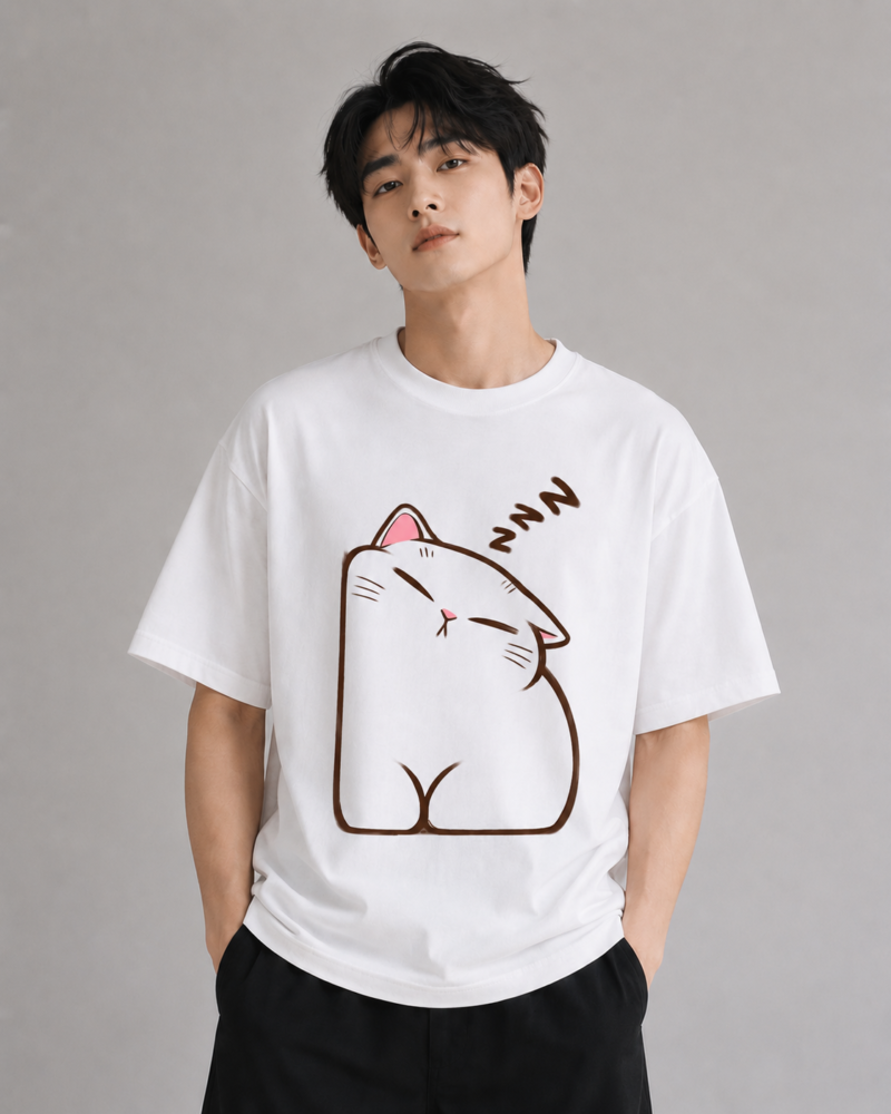 Sleepy Cat Butt T-Shirt